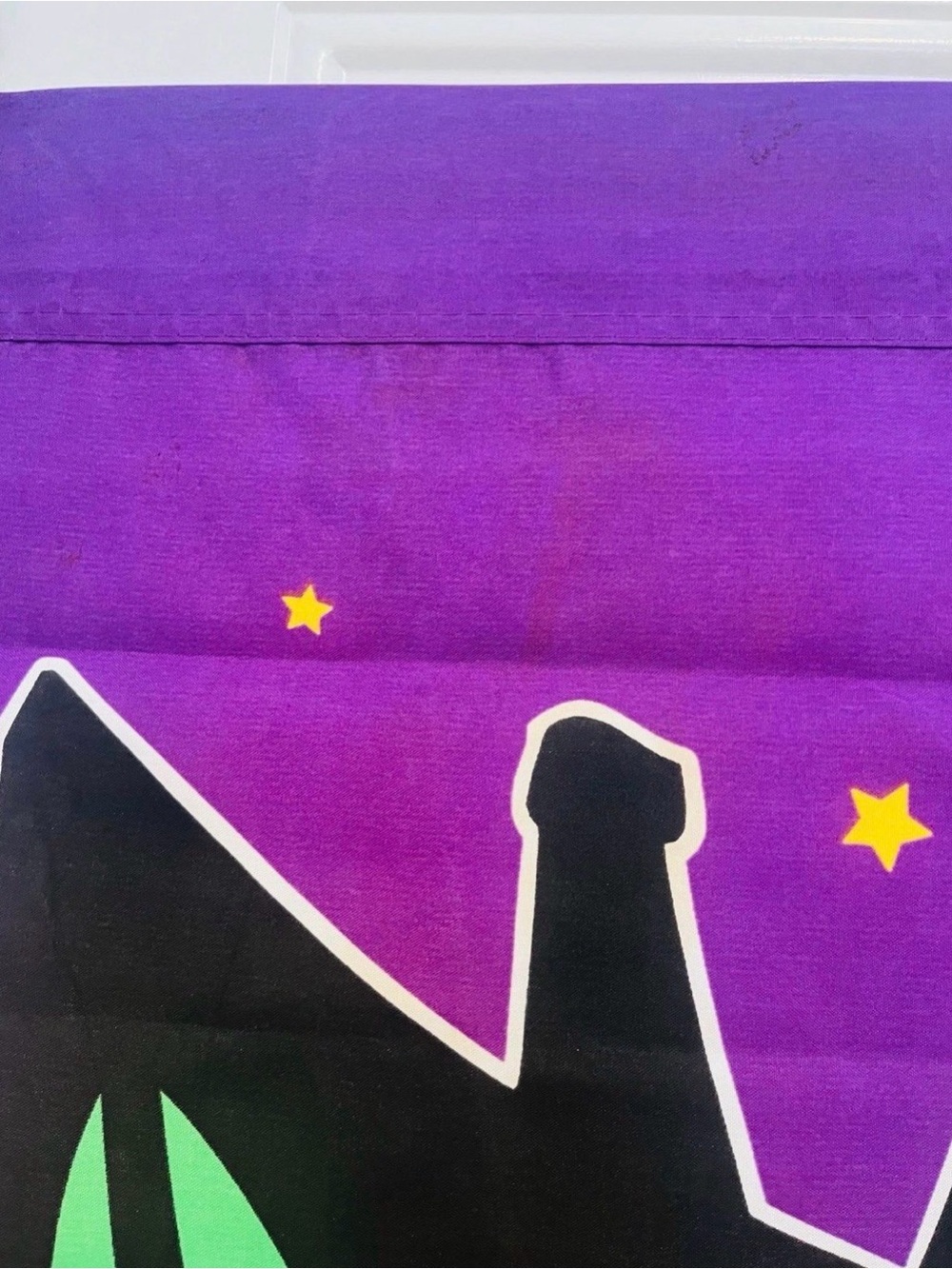 Snoopy & Woodstock Halloween Trick or Treat Peanuts Gang Vintage House Flag - Picture 6 of 12
